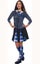 LICENSED RAVENCLAW HARRY POTTER WITCH WIZARD ADULT WOMENS COSTUME TOP Carousel 1