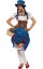 STEAMPUNK DOROTHY WIZARD OZ ADULT WOMENS LICENSED FANCY DRESS HALLOWEEN COSTUME Carousel 1