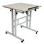 PTN Standing Desk Adjustable Height Table Workstation wheels Laptop PC Study Carousel 6