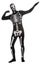 SKELETON 2ND SECOND SKIN FANCY DRESS HALLOWEEN BODYSUIT SCARY BONES COSTUME Carousel 1
