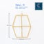 Brand New planter Pots Wall Hanging vase - H *Clearance* Carousel 2