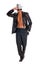 MENS ADULT SEQUIN BLACK JACKET ROCK STAR SHOW TIME FANCY DRESS HALLOWEEN COSTUME Carousel 1