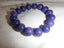 Natural Blue/ Purple Jade ball bracelet 12mm - #BL3 Carousel 2