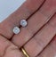 925 Sterling Silver CZ Diamonds Stud Earrings "Liberty" (7mm) Carousel 6