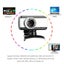 2K Full HD USB Webcam Rotatable Camera Cam Digital Webcam Camera Carousel 3