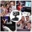HD Webcam With Mic Night Vision Megapixel Web Cam With Clip Holder Carousel 5