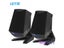 1 Pair Wired Computer Speakers USB AUX Bass 6W 64mm Horn For Carousel 8