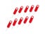 10pcs Red Sim Card Tray Removal Eject Pin Key Tool Stainless Steel Needle For Carousel 6