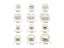 100Pcs Square Pyramid Studs Rivets Four Claw Metal Studs Rivets For Leather Carousel 4