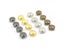 100Pcs Square Pyramid Studs Rivets Four Claw Metal Studs Rivets For Leather Carousel 5