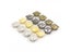 100Pcs Square Pyramid Studs Rivets Four Claw Metal Studs Rivets For Leather Carousel 6