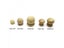 100pcs Wooden Handle Small Drawer Jewellery Box Door Cabinet Leg Knobs Wood Carousel 3