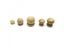 100pcs Wooden Handle Small Drawer Jewellery Box Door Cabinet Leg Knobs Wood Carousel 6