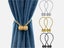 2PCS Magnetic Curtain Tie Backs - Silver Carousel 5
