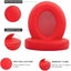 2 x Replacement Leather Ear Pads for Beats Studio 2 / 3 - Red Carousel 2
