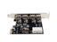 For Desktop 1 Set Professional 4 Port PCI-E To USB 3.0 HUB PCI Express Carousel 1