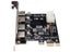 For Desktop 1 Set Professional 4 Port PCI-E To USB 3.0 HUB PCI Express Carousel 6