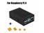 Latest Aluminum Case With Heatsink For Raspberry Pi 4 Model B Carousel 3