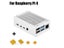 Latest Aluminum Case With Heatsink For Raspberry Pi 4 Model B Carousel 4