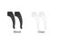 10 Pairs Silicone Anti-Slip Eyeglass Ear Hook Eyeglass Temple Tips Black Carousel 11