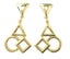 Earrings Gold Carousel 1