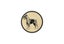 Patch badge print iron on glue dog bull terrier Carousel 1