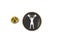 pins pin's badge metal lapel hat button weightlifting Carousel 1