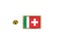 pins pin's badge metal lapel hat button flag italy swiss switzerland Carousel 1