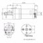 GM25-370 Motor DC 6.0/12.0V Black Brushed Motor 4mm Shaft Diameter Motor Carousel 9