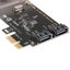 SSU SATA3 - T2 PCI -E To Sata 3.0 Expansion Card 6Gbps With Two SATA Interfaces Carousel 4