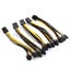 5pcs PCI-E 8-pin to 2x 6+2-pin Power Splitter Cable PCIE PCI Express Splitter Ri Carousel 4