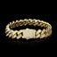 ICED OUT Cuban Link Bling Bracelet - Baguette 12mm Carousel 3