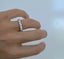 NEW NICE! Quality Platinum 3.00ctw Diamond Full Eternity Band Wedding Ring Carousel 1