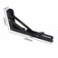 2PCS 10'' Folding Wall Shelf Bracket -Black Carousel 1