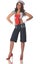 MISS CRACKER JACK SAILOR ADULT WOMENS SEXY FANCY DRESS HALLOWEEN COSTUME Carousel 1