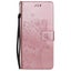 Moto G 5G plus case leather wallet embossed cat & tree pattern RG Carousel 2