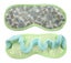 ObboMed ObboMed Eye Mask with Cooling Gel, Velour Strap Floral Carousel 1