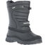 Trespass Kids Dodo Water Resistant Fleece Lined Snow Boots Black Carousel 1