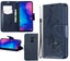 Xiaomi Mi Mix 2 PU leather wallet case embossed twin butterfly pattern (navy) Carousel 1