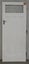 Wooden Bungalow Interior 3 Panel Door With Obscure Glass H2023xW813 NL9558 Carousel 1