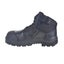 Wide Load 690BZ, 15cm (6') Black Steel toe Zip/Lace Up Boot. Carousel 5