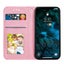 Iphone 15 pro fashion luxury glitter leather case daisy print orange Carousel 4