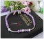 Manna handmade 925silver natural Lavender Amethyst crystal doublecircle bracelet Carousel 2