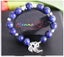 Manna hand made 925 silver natural lapis lazuli crystal11MM Fashion bracelet Carousel 2