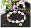 Manna hand made 14K gild natural crystal 9MM Fashion CHARM bracelet Carousel 1