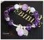Manna hand made 925 Silver natural Amethyst crystal 9MM Fashion bracelet Carousel 1