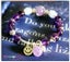 Manna hand made 925 Silver natural Amethyst crystal 9MM Fashion bracelet Carousel 2