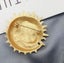 Brooch - Gold-tone Sun & Moon Carousel 2