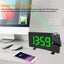 CLOCK RADIO LARGE DISPLAY GREEN SLIMLINE & PROJECTION Carousel 3