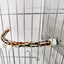 Bird Toy Bird Perch Coil Swing Cockatiel Cage Toy Chew Rope 105cm L x 2cm dia Carousel 4
